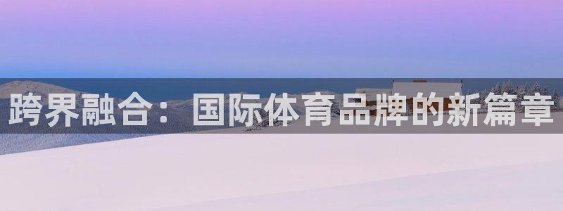 vsport体育在线官网：跨界融合：国际体育品牌的新篇章